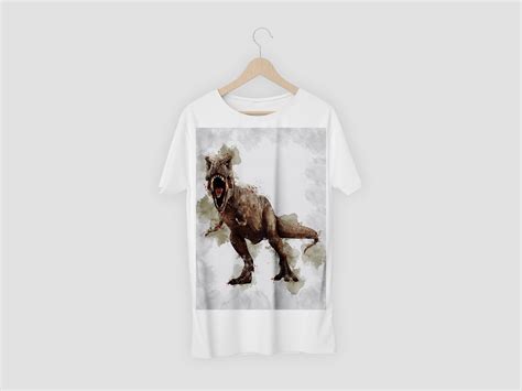 T-REX POSTER Dinosaur Poster Tyrannosaurus Rex Poster Watercolor Art ...