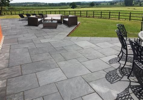 AWBS Brazilian Slate Paving | Slate patio, Patio slabs, Patio stones