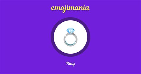 💍 Ring emoji Copy & Paste - Emojimania