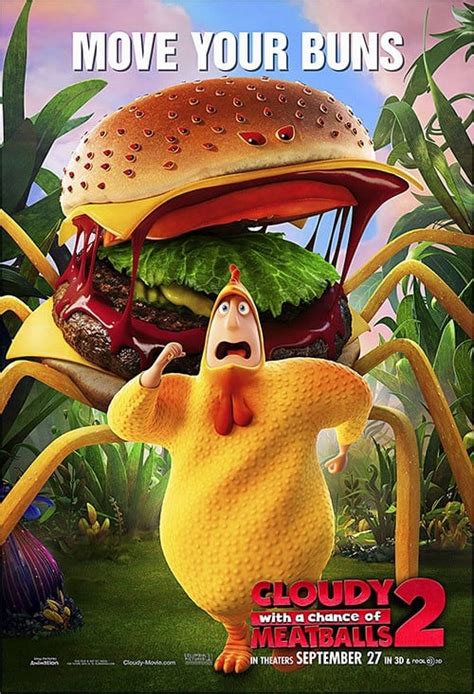 Cloudy with a Chance of Meatballs 2 Posters: Fast Food! - Movie Fanatic