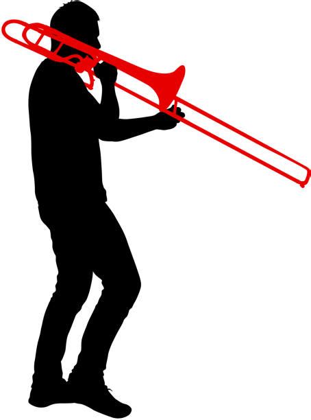 Best Trombone Silhouette Illustrations, Royalty-Free Vector Graphics ...