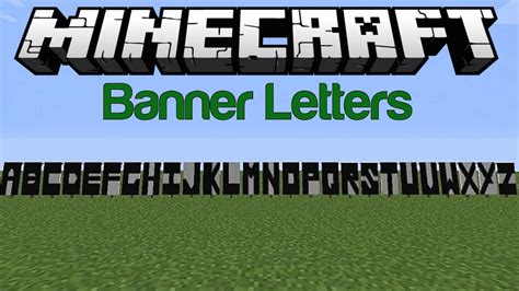 Letter s minecraft banner