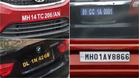 Color codes of Indian vehicle registration plates - TotalGyan