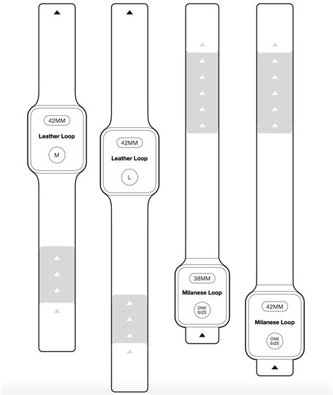 Apple Watch Band Size Chart Printable