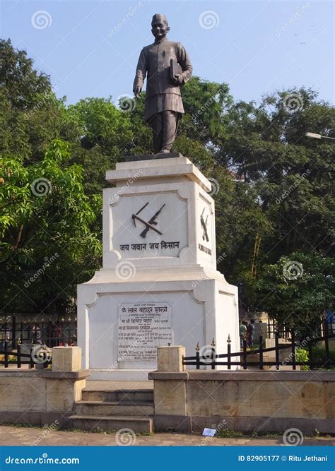 Lal Bahadur Shastri Statue in Mumbai, India Stock Image - Image of ...