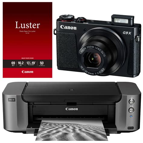 Canon PowerShot G9 X Digital Camera w/ Canon PIXMA PRO-10 Printer ...