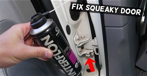 Fix Squeaky Car Door Hinge Noise [In 4 Effective Ways]