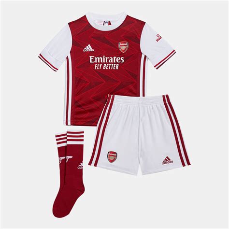 adidas Kids' Arsenal Home Football Kit (Younger Kids) | Clothing ...