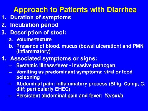 PPT - Clinical Aspects of Infectious Diarrhea PowerPoint Presentation ...