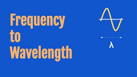 Frequency to Wavelength Calculator