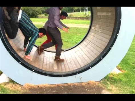 Human hamster wheel fail - YouTube