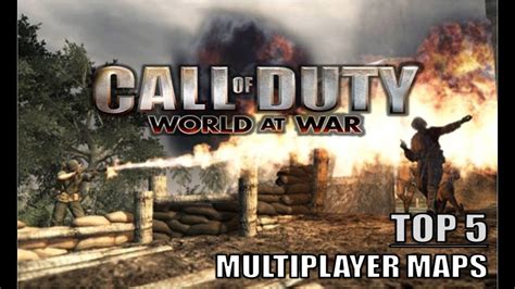 Call of Duty: World at War - TOP 5 BEST MULTIPLAYER MAPS - YouTube