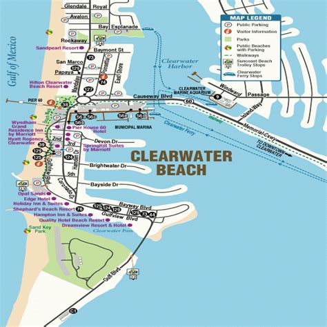 Clearwater Beach Hotel Fl Booking Clearwater Beach Florida Map Of ...