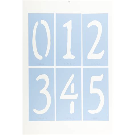 Rustic Number Stencil Set Stencil Ease The more you spend, the bigger ...