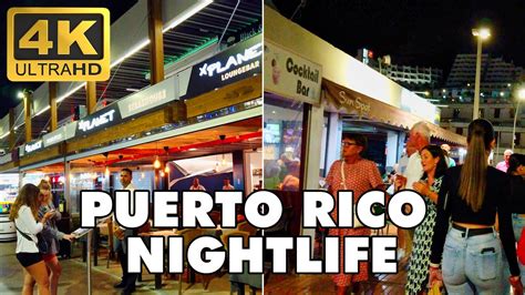 Nightlife in Puerto Rico | Gran Canaria Spain - YouTube