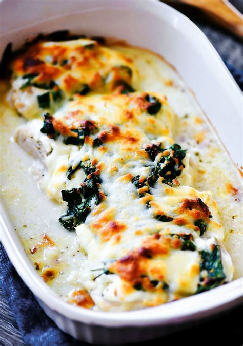 Cheesy Chicken Spinach Bake - Life In The Lofthouse