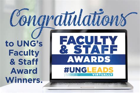 Faculty and staff awards presented at UNG LEADS Day