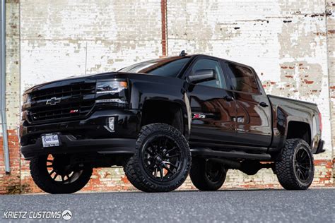 Lifted 2018 Chevrolet Silverado 1500 with 22×10 Fuel Rebel Wheels and 7 ...