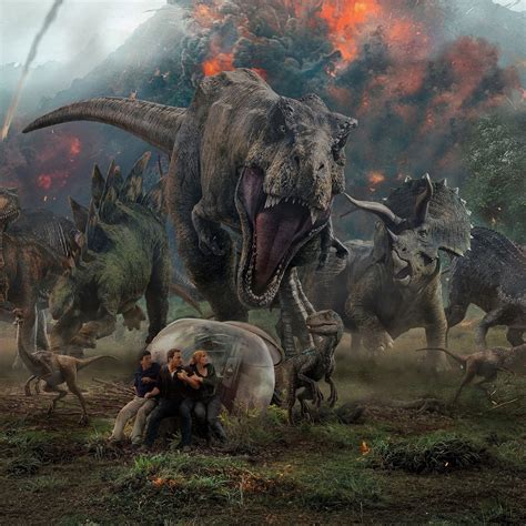 2932x2932 Jurassic World Fallen Kingdom Key Art Ipad Pro Retina Display ...