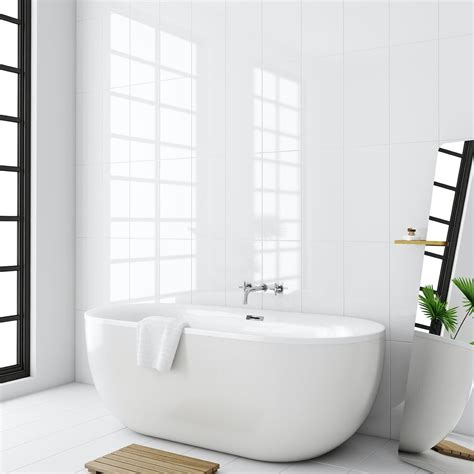 Buy White Bathroom Tiles Online | Get Tiles Online