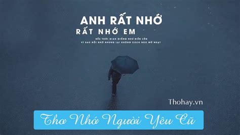 Thơ Nhớ Người Yêu Cũ Ngắn ️️100+ Bài Thơ Nhớ Nyc Hay Nhất