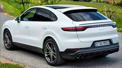 2020 White Porsche Cayenne Coupe - Luxury Performance SUV - YouTube