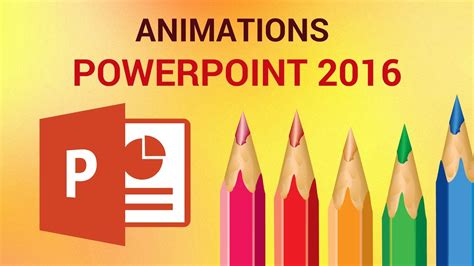 How to Make Animation in PowerPoint 2016 - YouTube