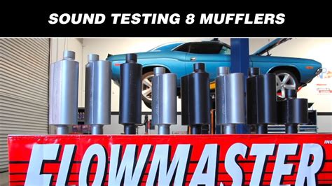 Sound Testing: Flowmasters 8 Hottest Mufflers - YouTube