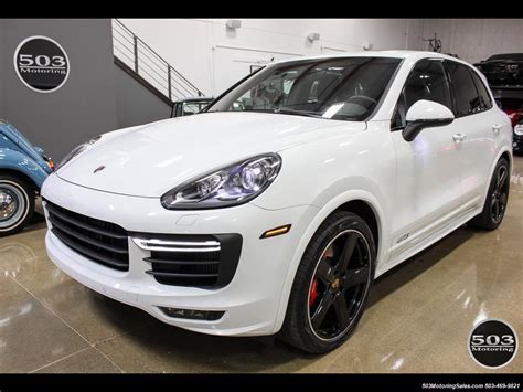 2016 Porsche Cayenne GTS; White/Black w/ Only 9k Miles!