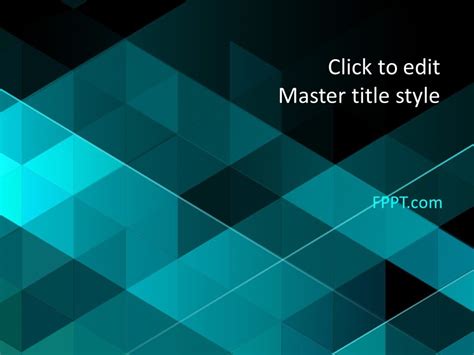 Free Geometric Shapes PowerPoint Template - Free PowerPoint Templates