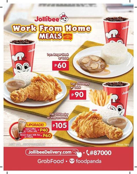 Menu at Jollibee - Paso de Blas restaurant, Valenzuela