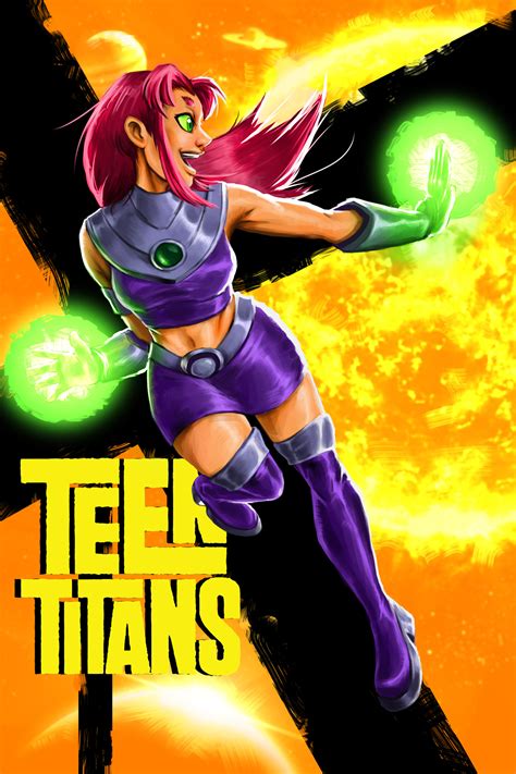 Jonah Mudlaff - STARFIRE - Teen Titans Fanart