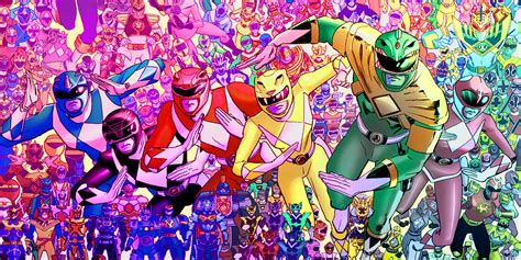 Every Power Rangers Color, Ranked By Number Of Variants