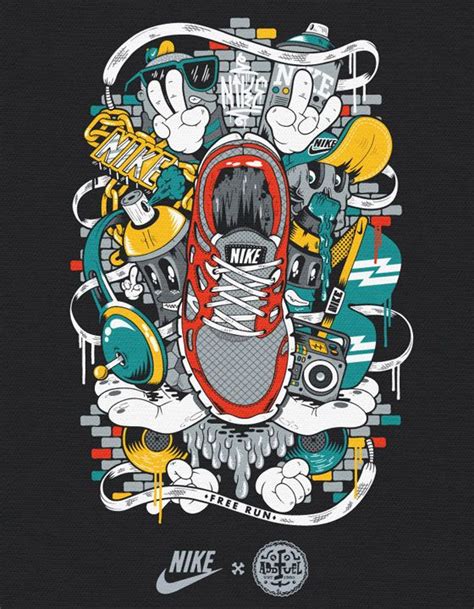 Nike T-Shirt Graphics Graphic Design Illustration, Graphic Art ...