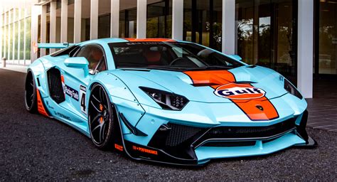 Lamborghini Aventador Looks Surprisingly Right In Gulf Livery | Carscoops