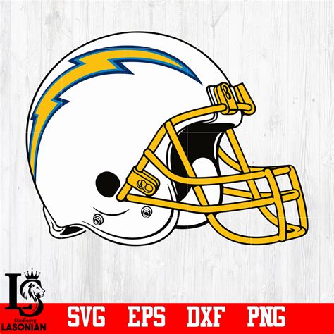 helmet Los Angeles Chargers svg,eps,dxf,png file – lasoniansvg