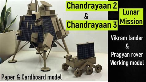 Chandrayaan 3 Moon lander & rover working model for science project ...