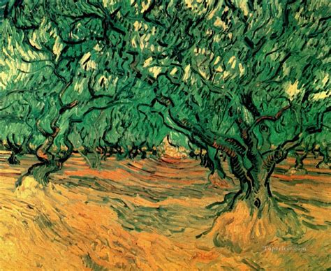 Olive Trees Vincent van Gogh Painting in Oil for Sale