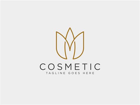 M Logo initial for cosmetic brand | Cosmetic logo, Beauty logo design ...