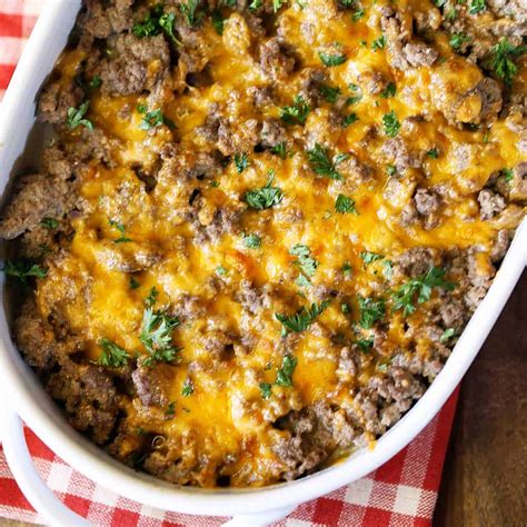 Ground Beef Casserole: Easy Keto Recipe | Healthy Recipes Blog