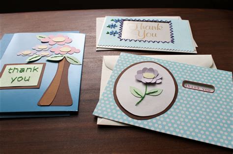 Recent Card Making : Embroidered Thank You Cards DIY | Loulou