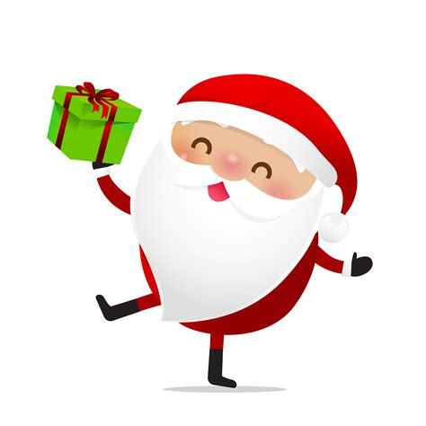 Happy Christmas character Santa claus cartoon 023 549384 Vector Art at ...