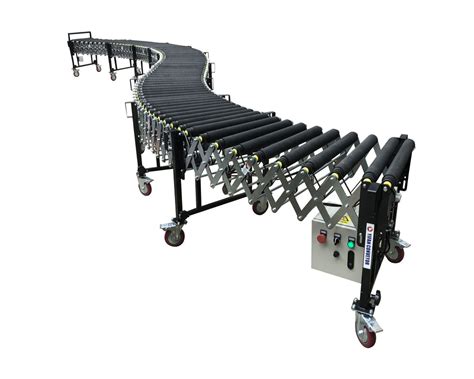 Flexible Powered Roller Conveyor, V Belt Conveyor | YiFan Conveyor