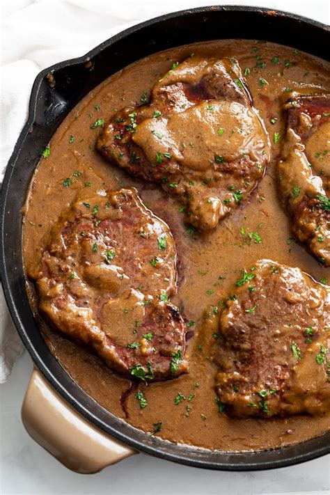 Steak with Gravy - The Cozy Cook