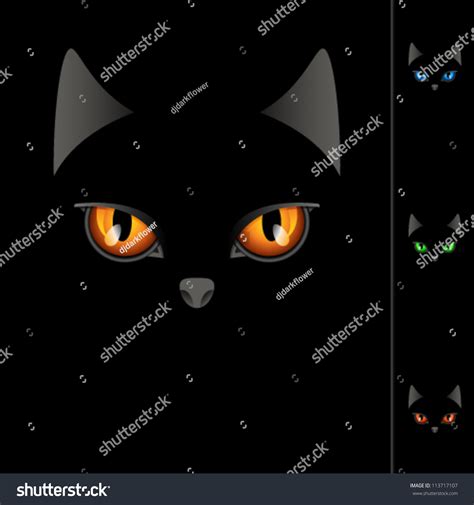 Cat Eyes Vector Illustration Stock Vector (Royalty Free) 113717107 ...