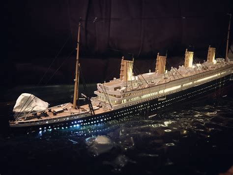 Titanic Sinking Diorama model scale #Titanic#Sinking#Diorama#model#scale