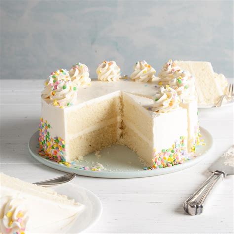 Vanilla Cake with Vanilla Buttercream Frosting Recipe: How to Make It