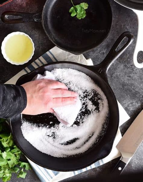 How To Clean A Cast Iron Skillet and Have It For A Lifetime - TidyMom®