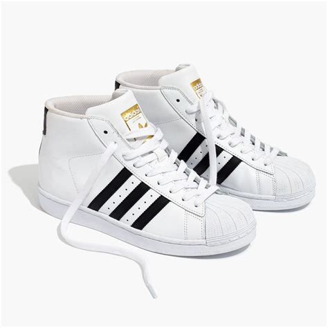 white high top shell toe adidas - willodeanroegner-99