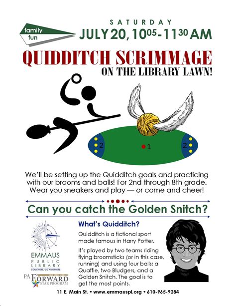 Quidditch Scrimmage - Emmaus Public Library